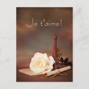 Valentijnsdag in Parijs Feestdagenkaart