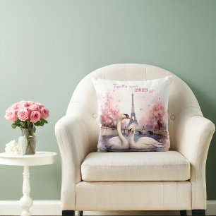 Valentijnsdag in Parijs - Paar zwanen - Kussen