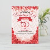 Valentijnsdag Invitation Flyer Kaart (Staand voorkant)