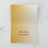 Valentijnsdag is... Kiss Day Schattige Personalize Feestdagen Kaart (Binnen)