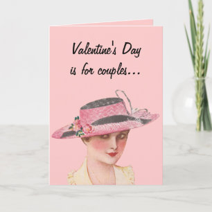 Valentijnsdag is voor koppels. feestdagen kaart