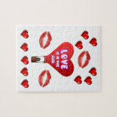 Valentijnsdag Jigzaag Puzzle Legpuzzel (Horizontaal)