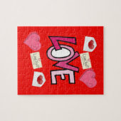 Valentijnsdag Jigzaag Puzzle Legpuzzel (Horizontaal)