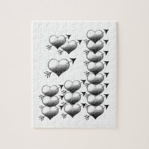 Valentijnsdag Jigzaag Puzzle Legpuzzel