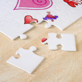 Valentijnsdag Jigzaag Puzzle Legpuzzel (Zijkant)