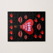 Valentijnsdag Jigzaag Puzzle Legpuzzel (Horizontaal)