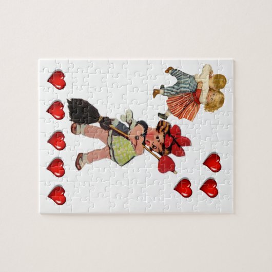 Valentijnsdag Jigzaag Puzzle Legpuzzel (Horizontaal)