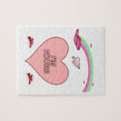 Valentijnsdag Jigzaag Puzzle Legpuzzel (Horizontaal)