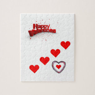 Valentijnsdag Jigzaag Puzzle Legpuzzel