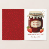 Valentijnsdag Jij Bent Mijn Jam Schattige Klas Folie Kaarten (Binnen)