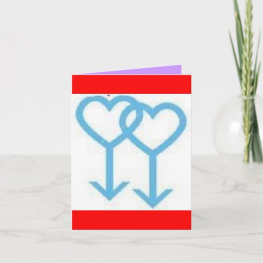 Valentijnsdag-kaart Feestdagen Kaart (Voorkant)