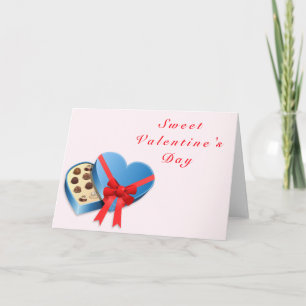Valentijnsdag Kaart Hart Snoep Sweet Love