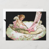  Valentijnsdag Kaart Invitation Angel (Voorkant / Achterkant)