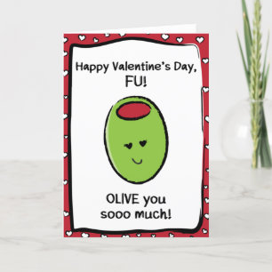 Valentijnsdag Kaart voor Fu