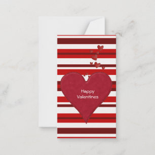 Valentijnsdag Kaarten voor kinderen Notitiekaartje