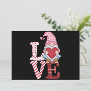 Valentijnsdag Kabouter Liefde Koppel Cadeaus voor  Feestdagenkaart