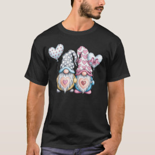 Valentijnsdag Kabouters Koppel Romantisch Liefdesc T-shirt