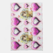 Valentijnsdag Keukenhanddoek (Verticaal)