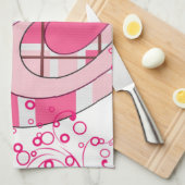 Valentijnsdag Keukenhanddoek, Love Theedoek (Quarter Fold)