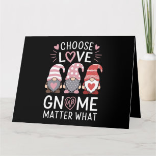 Valentijnsdag Kies Liefde Gnoom Maakt Wat Maakt Kaart