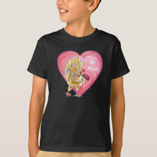 Valentijnsdag kippen t-shirt