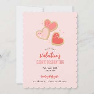 Valentijnsdag Koekje Versieren Feestje Kaart