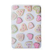 Valentijnsdag koekjes badmat (Voorkant Verticaal)