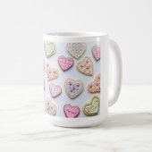 Valentijnsdag koekjes koffiemok (Voorkant rechts)