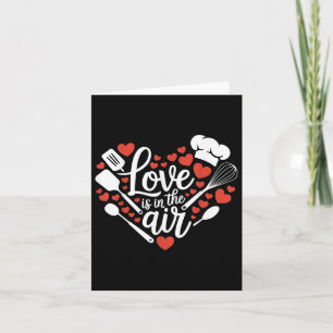 Valentijnsdag Koken Chef Liefde Hart Liefde Is In Kaart