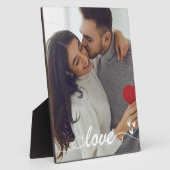 Valentijnsdag koppel Foto liefdes harten Fotoplaat (Zijkant)