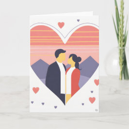 Valentijnsdag Kunstkaart Feestdagen Kaart