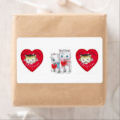 Valentijnsdag Labels  Kitten (Insitu)