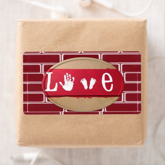 Valentijnsdag Labels Love (Insitu)