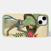  Valentijnsdag, Lady Red Rose Butterfly Case-Mate iPhone Case (Achterkant (horizontaal))