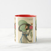 Valentijnsdag, Lady Red Rose Butterfly Mok (Midden)