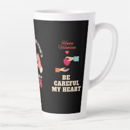 Valentijnsdag Latte Mok