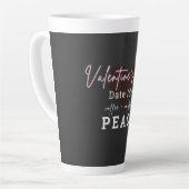 Valentijnsdag Latte Mok (Linkerhoek)