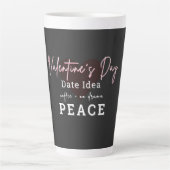 Valentijnsdag Latte Mok (Voorkant)