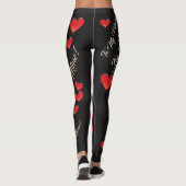 Valentijnsdag Leggings (Achterkant)