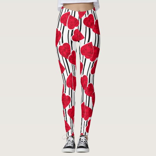 Valentijnsdag Leggings (Voorkant)