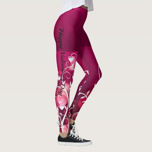 Valentijnsdag Leggings Jouw naam Yoga Pants (Rechts)