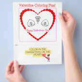 Valentijnsdag leuk! flyer (Hand)