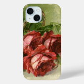 Valentijnsdag Liefde, Crimson Red Roses Case-Mate iPhone Case (Achterkant)