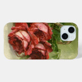  Valentijnsdag Liefde, Crimson Red Roses Case-Mate iPhone Case (Achterkant (horizontaal))