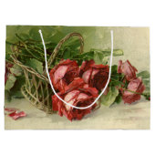  Valentijnsdag Liefde, Crimson Red Roses Groot Cadeauzakje (Achterkant)