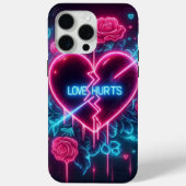 Valentijnsdag liefde doet pijn Neon hart Case-Mate iPhone Case (Achterkant)