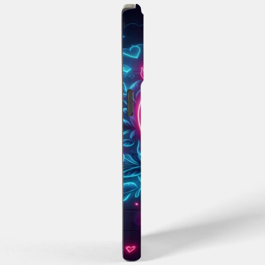 Valentijnsdag liefde doet pijn Neon hart Case-Mate iPhone Case (Achterkant / Rechts)