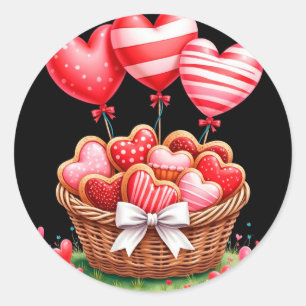 Valentijnsdag Liefde & Harten Collectie ❤️ Ronde Sticker