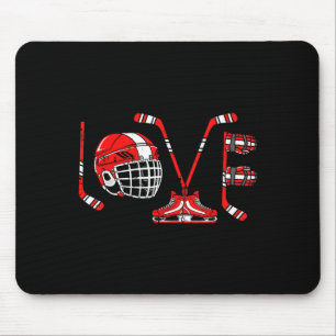 Valentijnsdag Liefde IJshockey Artikelen Mannen Jo Muismat