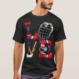 Valentijnsdag Liefde IJshockey Artikelen Mannen Jo T-shirt